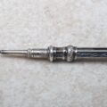 Antique Ornate Propelling Pencil in Silver with Vintage Box