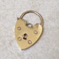 Reserved – Plain Padlock in 9ct Gold