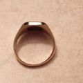 Hematite Centurion Intaglio Signet Ring in 9ct Gold,  a UK O 1/2 or a US 7 3/4.