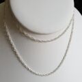 Rope Chain in Sterling Silver, 24 inches.