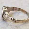 Antique Shield Ring in 9ct Gold, a UK L or a US 6 1/4