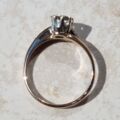 Stunning Diamond Crossover Bypass Ring in 9ct Gold, a UK M 1/2 or a US 6 3/4