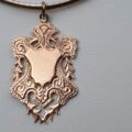 Vintage Ornate Medallion Pendant in 9ct Rose Gold