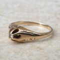 Diamond Solitaire Ring in 10K Gold,  a UK N or a US 7.