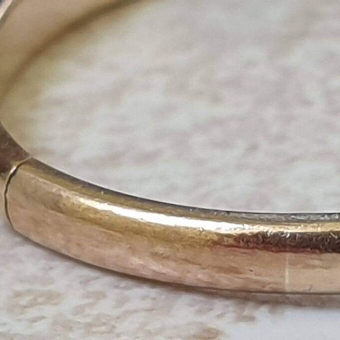 Sapphire and Diamond Stacking band Ring in 9ct gold, a UK R or a US 9.