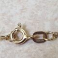 Oval Belcher or Rolo Chain in 9ct Gold, 17.5 inches.