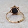 Onyx Cabochon Ring in 9ct Gold.