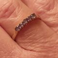 Five Stone Alexandrite Colour Change Ring in 9ct Gold, a UK L 1/2 or a US 6 1/4.
