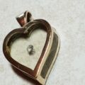 Delightful Floating Diamond Heart Pendant in 9ct Gold