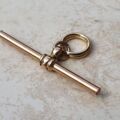 Plain T or Albert Bar in 9ct Gold