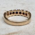 Blue Sapphire Stacking Eternity Band in 9ct Gold,  a UK K 1/2 or a US 5 3/4.