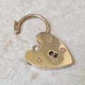 Reserved – Plain Padlock in 9ct Gold