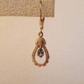 Topaz Dangle Drop Earrings in 9ct Gold