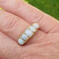 Graduating Five Stone Opal Ring in 9ct Gold, a UK O or a US 7 1/4