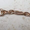 Fancy Twisted Link Bracelet in 9ct Rose Gold
