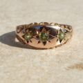 Peridot Gypsy Ring in 9ct Rose Gold,  a UK L 1/2 or a US 6.