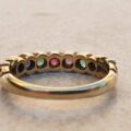 DEAREST Acrostic Ring in 9ct Gold,  a UK L 1/2 or a US 6 1/4
