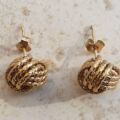 Knot Earrings in 9ct Gold