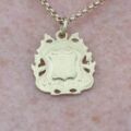Ornate Shield Medallion in 9ct Gold.