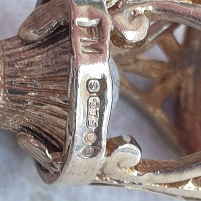 Ornate Lantern Fob Pendant in 9ct Gold