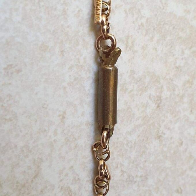 Antique Chain Necklace in 9ct gold, 18 inches.