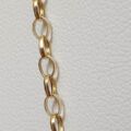 Large Oval Link Belcher or Rolo Chain in 9ct Gold, 20 inches.