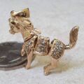 Articulated Pony Pendant in 9ct Gold