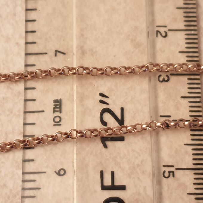 Rose Gold Belcher Chain in 9ct Gold