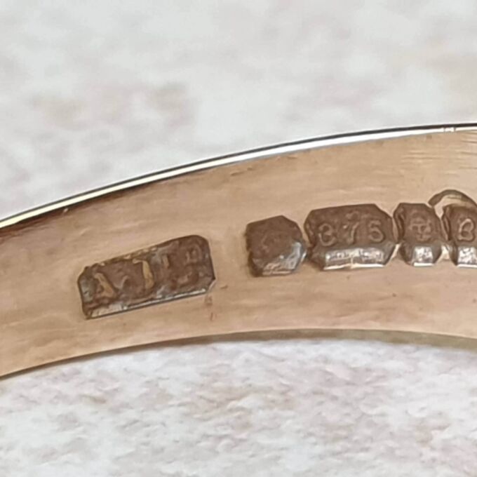 Garnet Set Signet Ring in 9ct Gold, a UK X 1/2 or a US 12