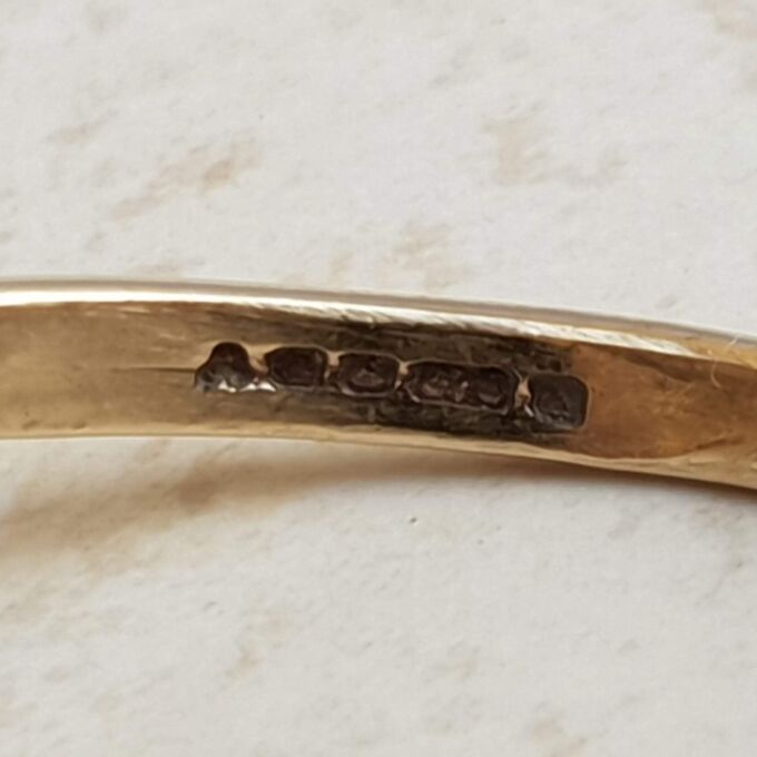 Opal and Diamond Halo Cluster Ring in 9ct Gold, a UK M or a US 6 1/2.