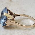 Huge Synthetic Spinel Ring in 9ct Gold.