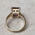 Amethyst Solitaire Ring in 9ct Gold.