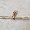 Feature Hallmark T Bar in 9ct Gold