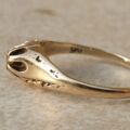 Diamond Solitaire Ring in 10K Gold,  a UK N or a US 7.