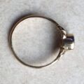 Blue John Doublet Ring in 9ct Gold,  a UK M 1/2 or a US 6 3/4.