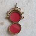 Spinning Locket Fob Pendant in 9ct Gold