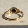 Blue John Doublet Ring in 9ct Gold,  a UK M 1/2 or a US 6 3/4.