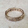 Reserved – Quartz Full Eternity Ring in 9ct Gold.