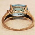 Vibrant East West Topaz Ring in 9ct Gold, a UK P or a US 8.