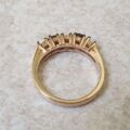 Opal and Garnet Ring in 9ct Gold, a UK J or a US 5