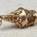 Ornate Lantern Fob Pendant in 9ct Gold