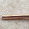 Plain T Bar Pendant Fob in 9ct Rose Gold