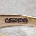 Simple Octagonal Signet Ring in 9ct Gold.