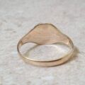 Simple Octagonal Signet Ring in 9ct Gold.