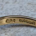 Pretty Geometric Design Diamond Ring in 18ct Gold