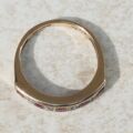 Ruby and Diamond Stacking Band in 9ct Gold, a UK K or a US 5 1/2.