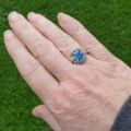 Unusual Topaz Ring in 9ct Gold, a UK M 1/2 or a US 6 3/4