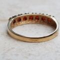 Versatile Garnet Stacking band in 9ct Gold, a UK N 1/2 or a US 7.