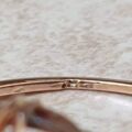 Unusual Amethyst Ring in 9ct Rose Gold, a UK M or a US 6 3/4