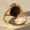 Blue John Doublet Ring in 9ct Gold,  a UK M 1/2 or a US 6 3/4.